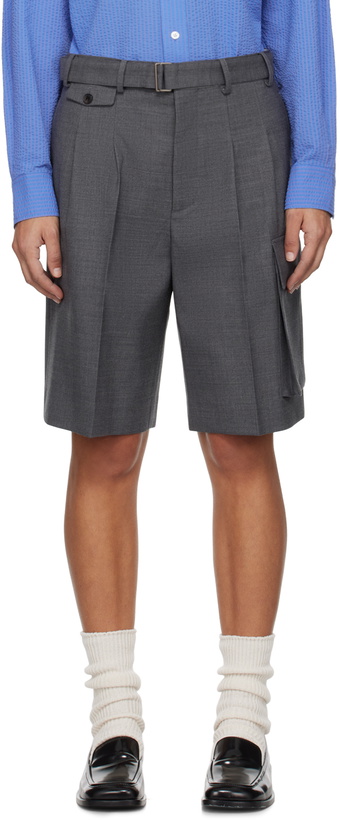 Photo: Dunst Gray Belted Shorts