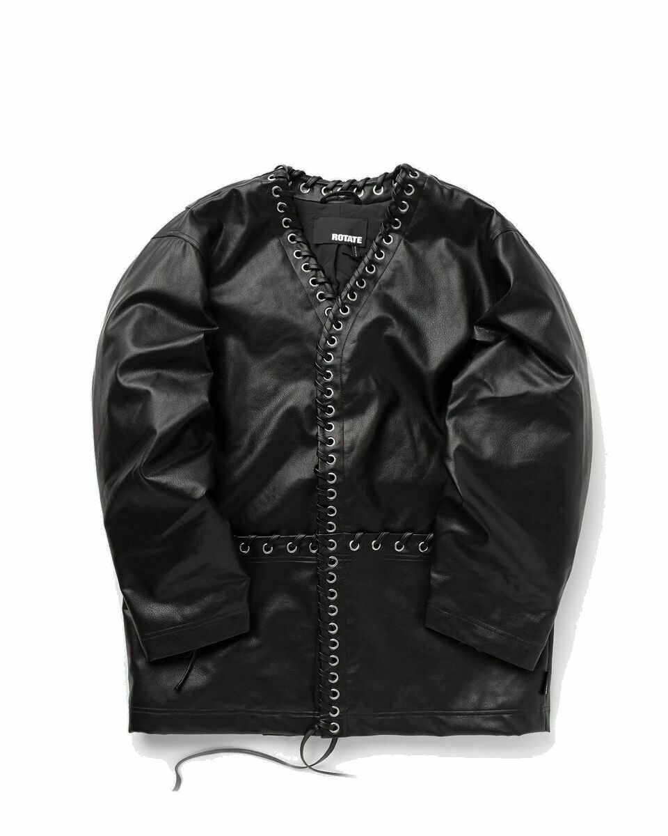 Photo: Rotate Birger Christensen Faded Oversized Jacket Black - Womens - Coats