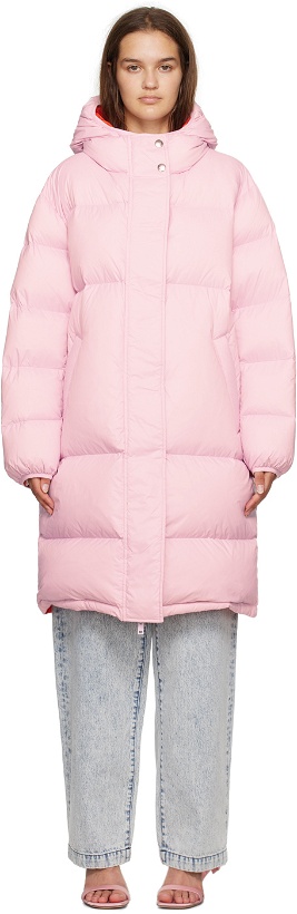 Photo: MSGM Pink Oversized Puffer Coat