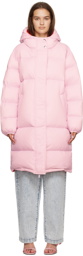 MSGM Pink Oversized Puffer Coat