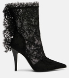 McQueen Heron 105 lace ankle boots