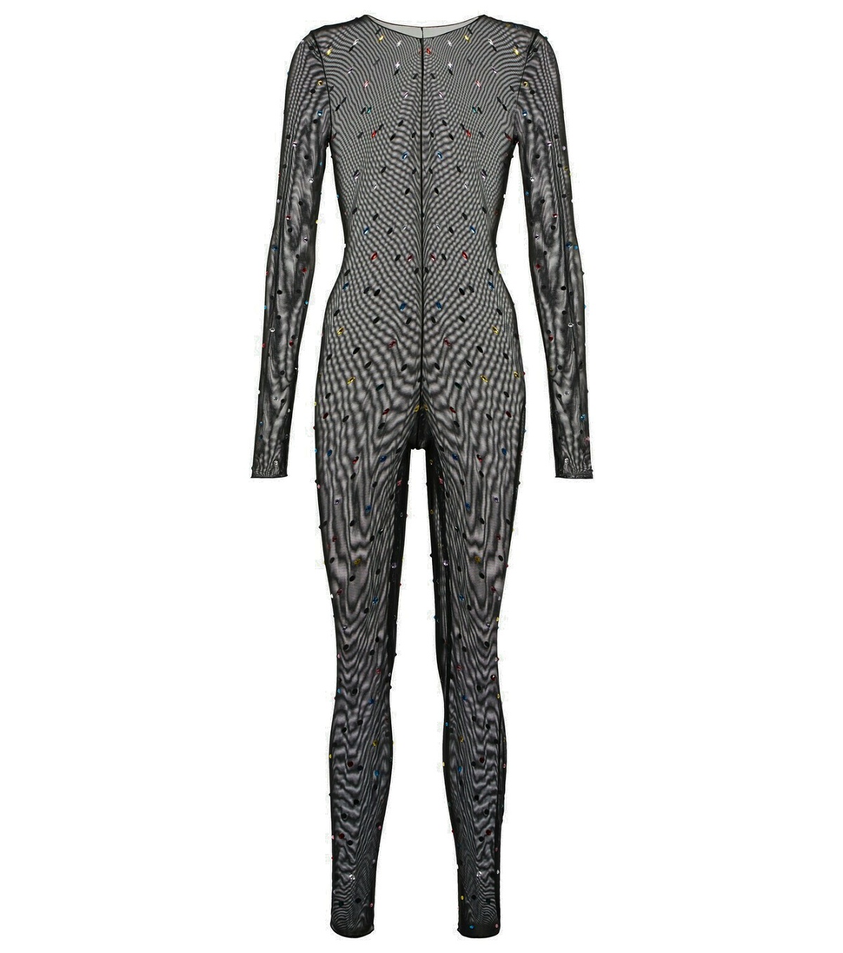Photo: Oseree - Embellished tulle bodysuit