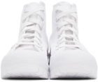 Converse White Chuck Taylor All Star Lugged High Sneakers