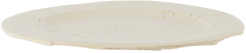 Yellow Nose Studio SSENSE Exclusive White Quick Dip Dinner Plate