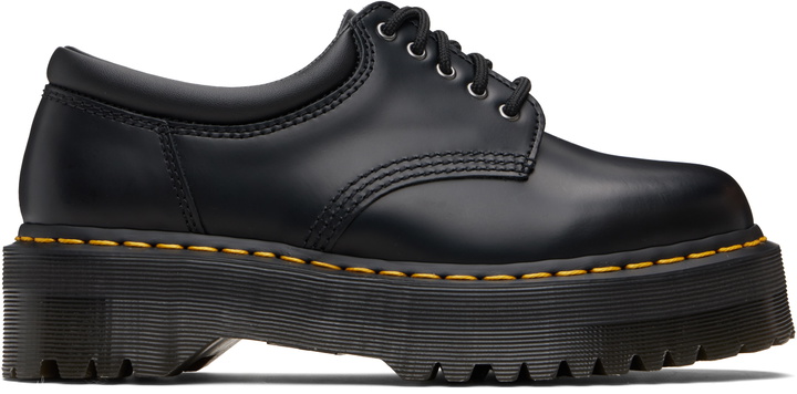 Photo: Dr. Martens Black 8053 Leather Platform Casual Derbys