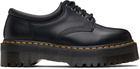 Dr. Martens Black 8053 Leather Platform Casual Derbys