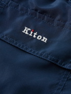 Kiton - Straight-Leg Mid-Length Swim Shorts - Blue