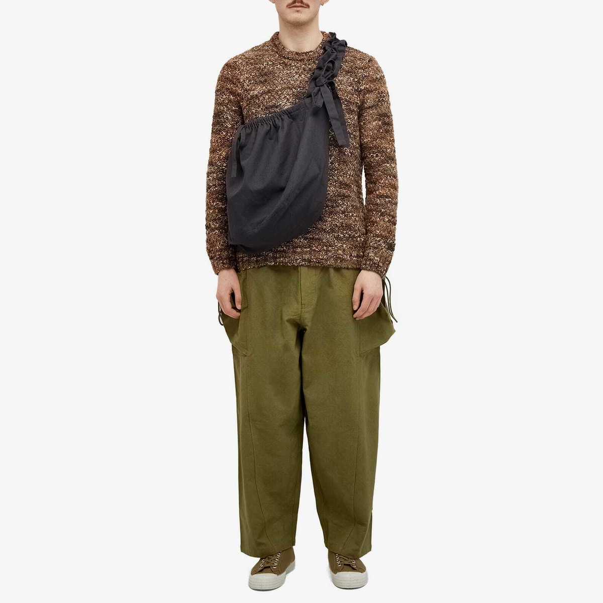 story mfg バッグ Story mfg. Men's Large Crossbody Drawstring Port-All Bag in