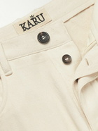 Karu Research - Straight-Leg Embroidered Jeans - Neutrals