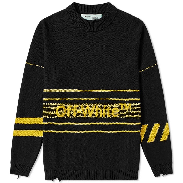 Photo: Off-White Cotton TM Crew Knit