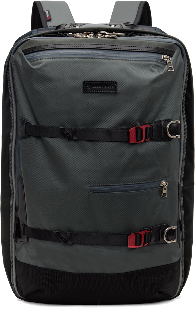 Photo: master-piece Gray & Navy Potential 3Way Backpack