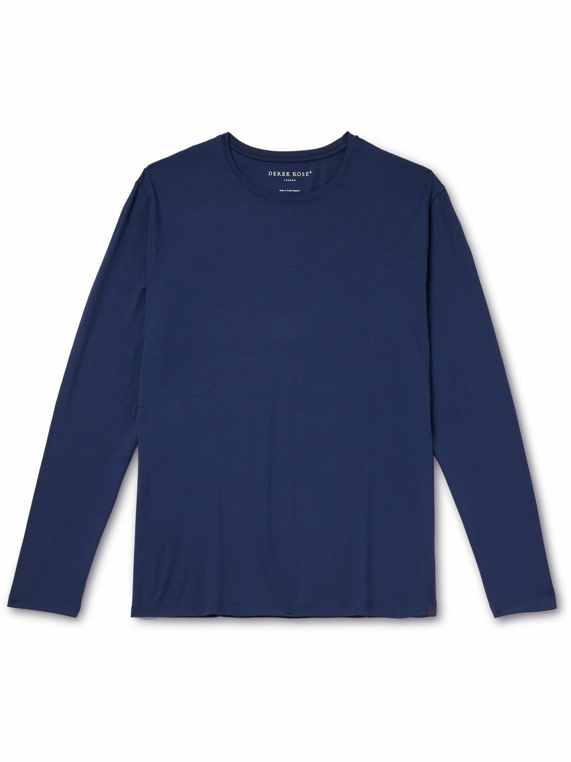 Derek Rose - Basel Stretch-Micro Modal Jersey T-Shirt - Blue