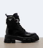 Prada Monolith leather ankle boots