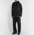 Moncler Grenoble - Miller Striped Hooded Down Ski Jacket - Black