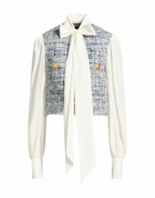 Balmain Womens Jacket Light in Blue