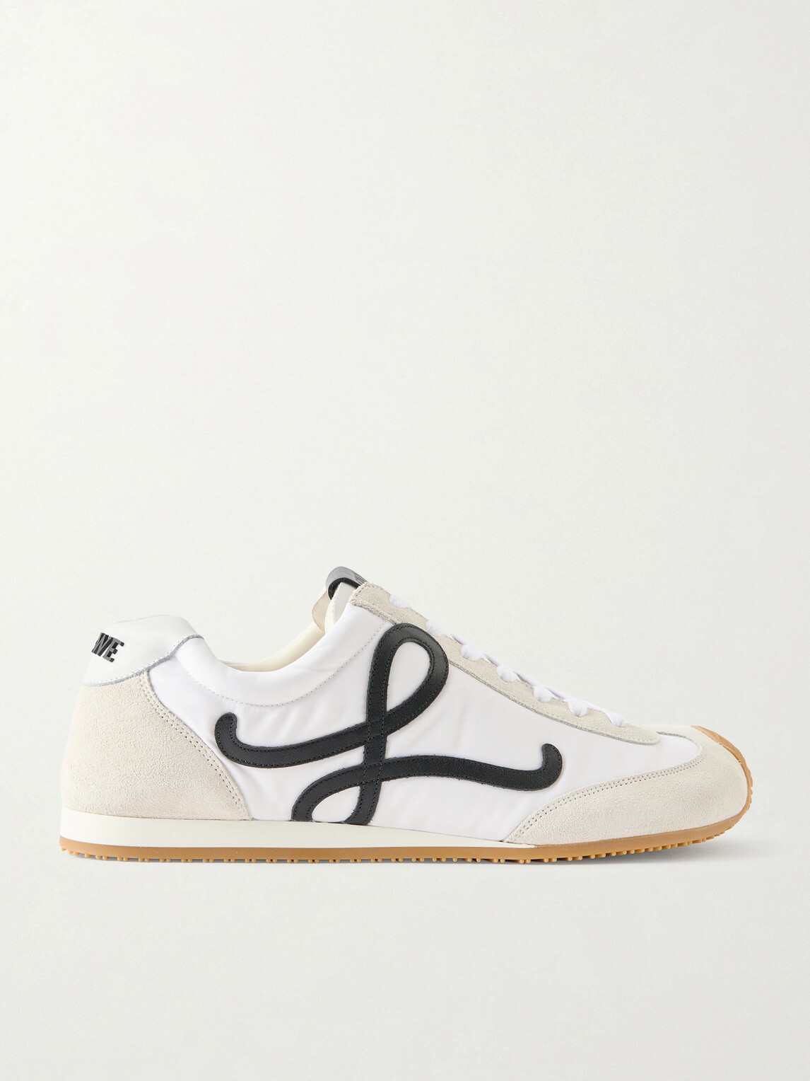 LOEWE - Ballet Runner 2.0 Logo-Appliquéd Shell, Suede and Leather Sneakers - White