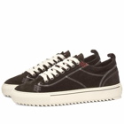 Represent Men's Alpha Low Suede Sneakers in Black