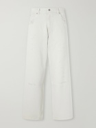 Our Legacy - Vast Straight-Leg Distressed Jeans - White