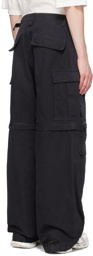 Balenciaga Black Large Cargo Pants