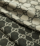 Gucci GG wool and cashmere blanket