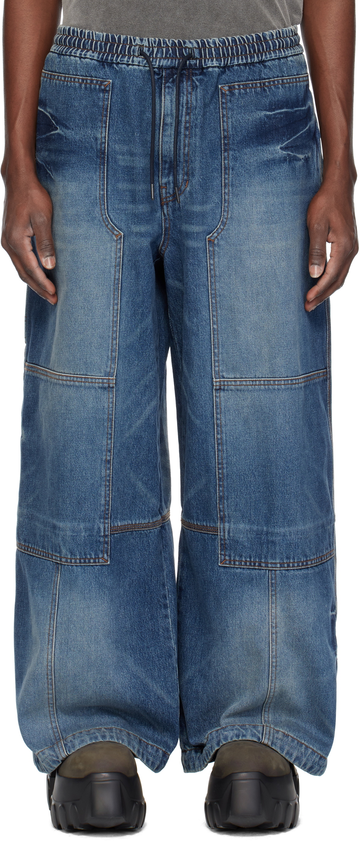 【関税込み】Juun.J ジーンズ Juun.J Blue Wide Jeans Juun.J