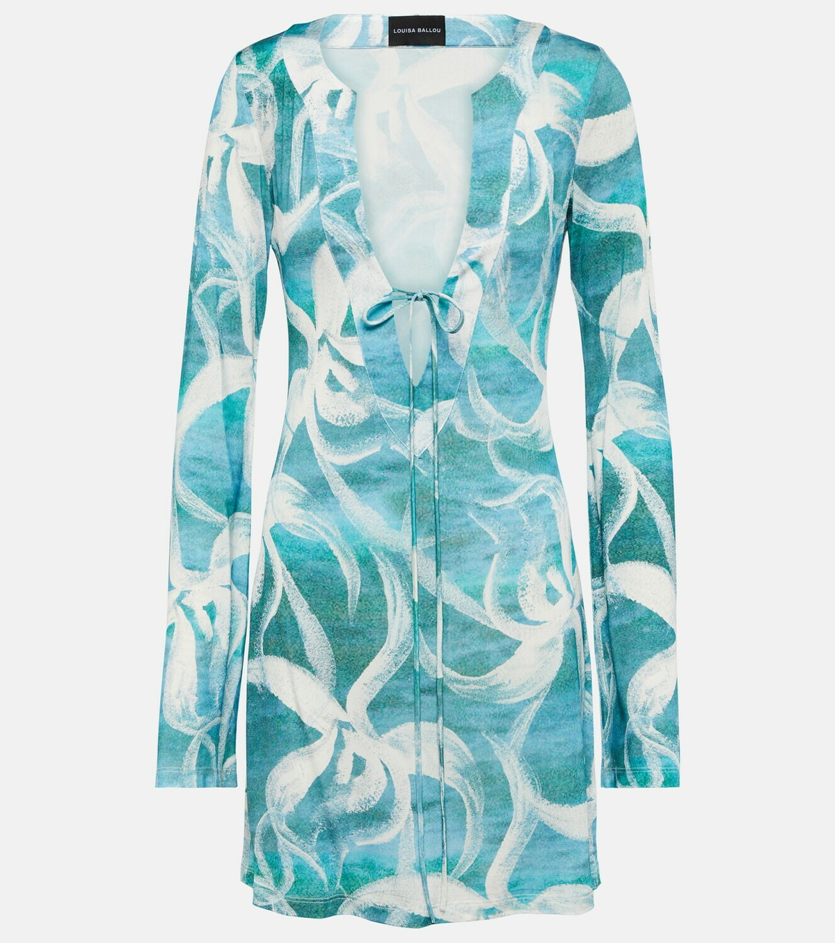 Louisa Ballou Printed minidress