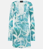 Louisa Ballou Printed minidress