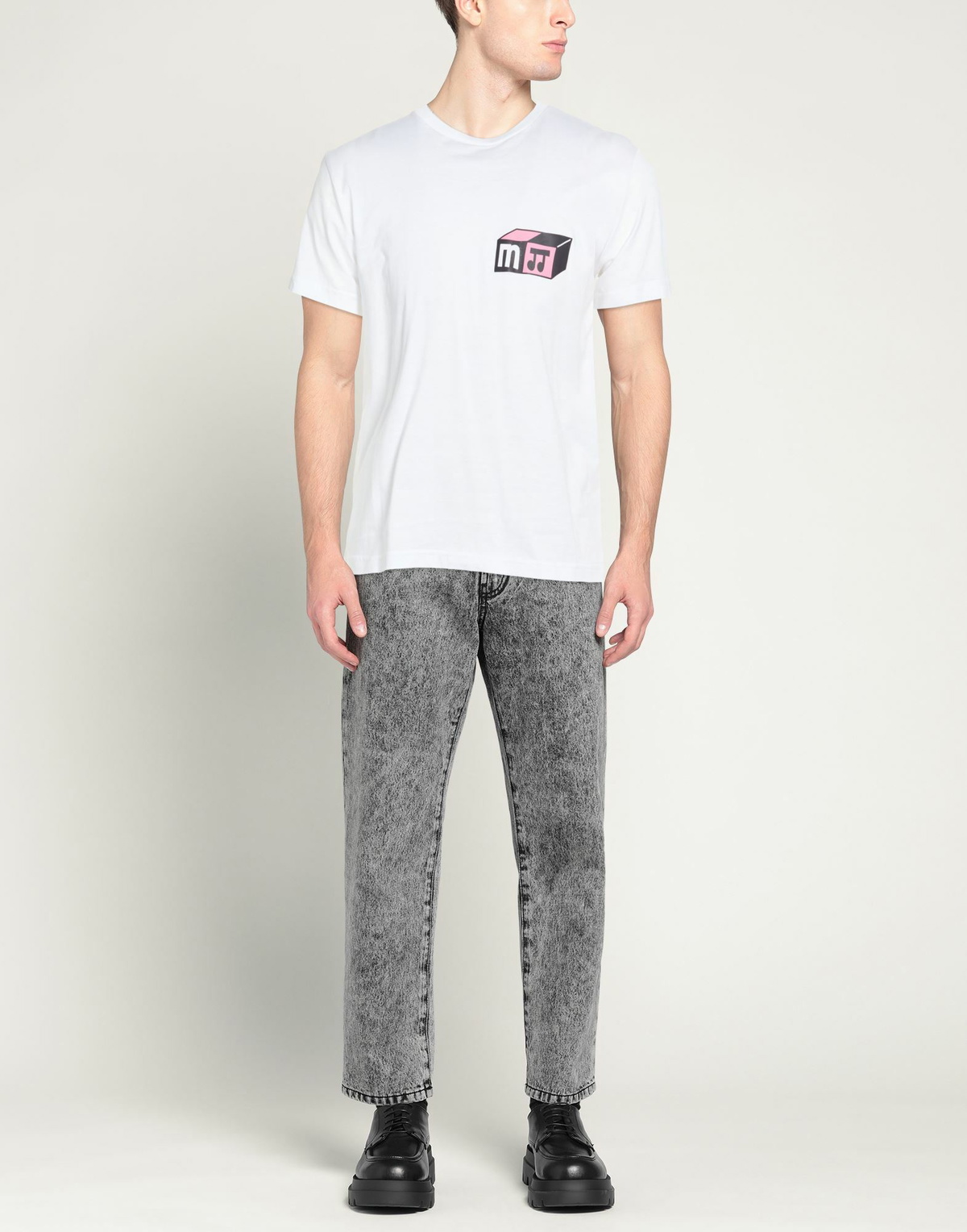 Modes Mens T-shirt in White