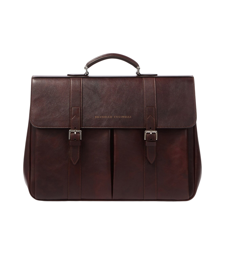 Photo: Brunello Cucinelli Leather briefcase