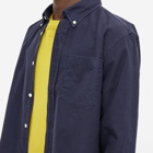 Norse Projects Men's Algot Overdyed Oxford Shirt in Dark Navy