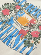Rhude - St. Rhude University Logo-Print Cotton-Jersey Hoodie - Neutrals