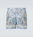 Orlebar Brown Bulldog printed swim trunks