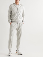 Brunello Cucinelli - Slim-Fit Cashmere-Jersey Track Jacket - Gray