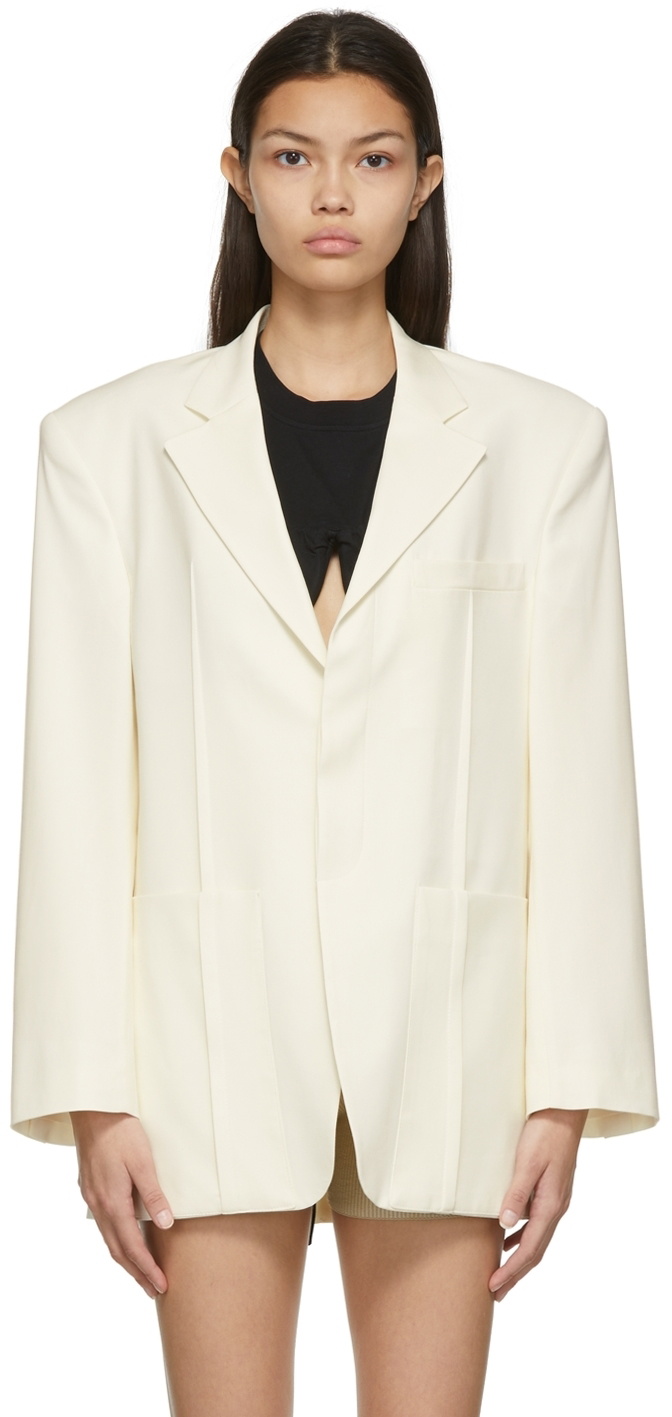 Veste off shop white homme