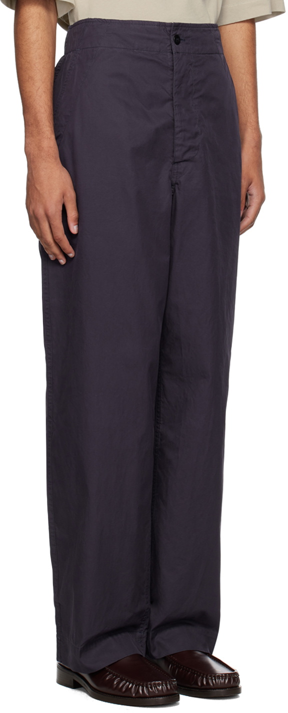 MHL by Margaret Howell Indigo Drawstring Trousers MHL by