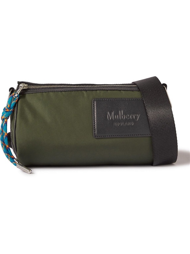 Photo: Mulberry - Leather-Trimmed Padded Recycled Nylon Messenger Bag