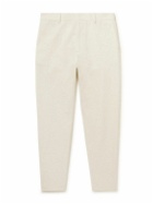 Paul Smith - Straight-Leg Cotton and Linen-Blend Trousers - Neutrals