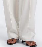 Róhe Wool-blend wide-leg pants