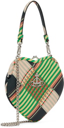 Vivienne Westwood Green Belle Heart Frame Bag