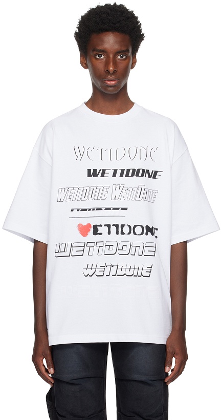 Photo: We11done White Printed T-Shirt