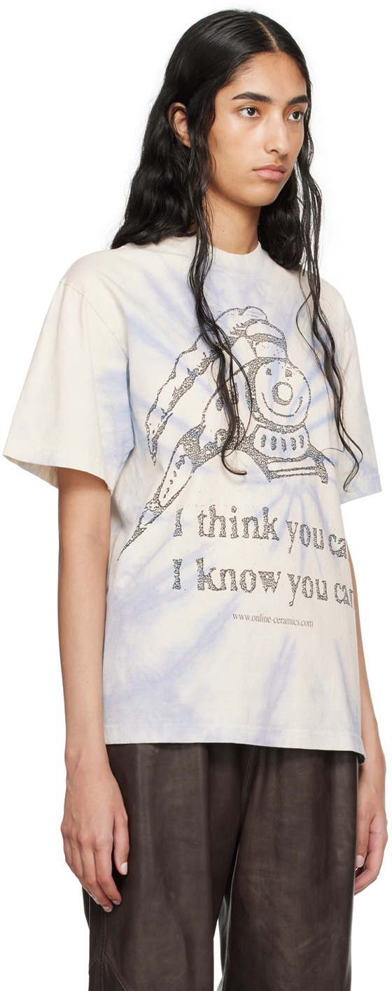 Online Ceramics Multicolor 'I Think I Can' T-Shirt
