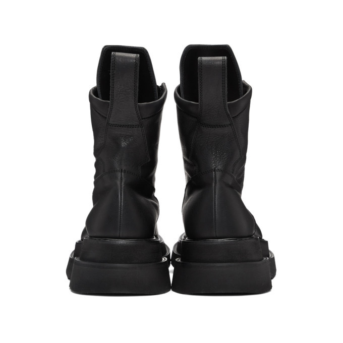 ユリウス　JULIUS 20SS W SOLE ZIP COMBAT BOOTS Julius SS14 Ghost Double-Zip Combat Boots - 457