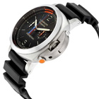Panerai Luminor 1950 3 Day Chrono Flyback Regatta Black Dial Mens Watch PAM00526
