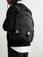 AMI PARIS - Logo-Appliquéd Leather-Trimmed Neoprene Backpack