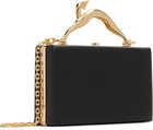 Lanvin Black Fusion Cat Leather Clutch