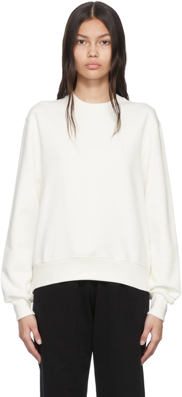 Photo: WARDROBE.NYC Off-White Cotton Sweatshirt