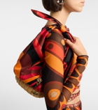 Pucci Picnic Iride silk top-handle bag