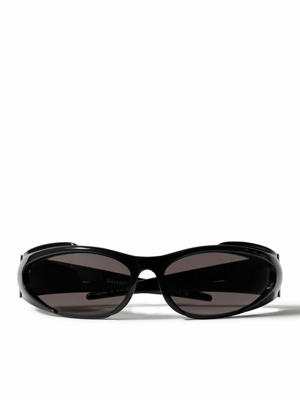 Photo: Balenciaga - Oval-Frame Acetate Sunglasses