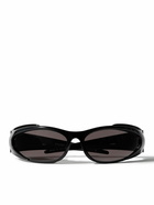 Balenciaga - Oval-Frame Acetate Sunglasses