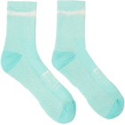 Satisfy Blue Tie-Dye Socks